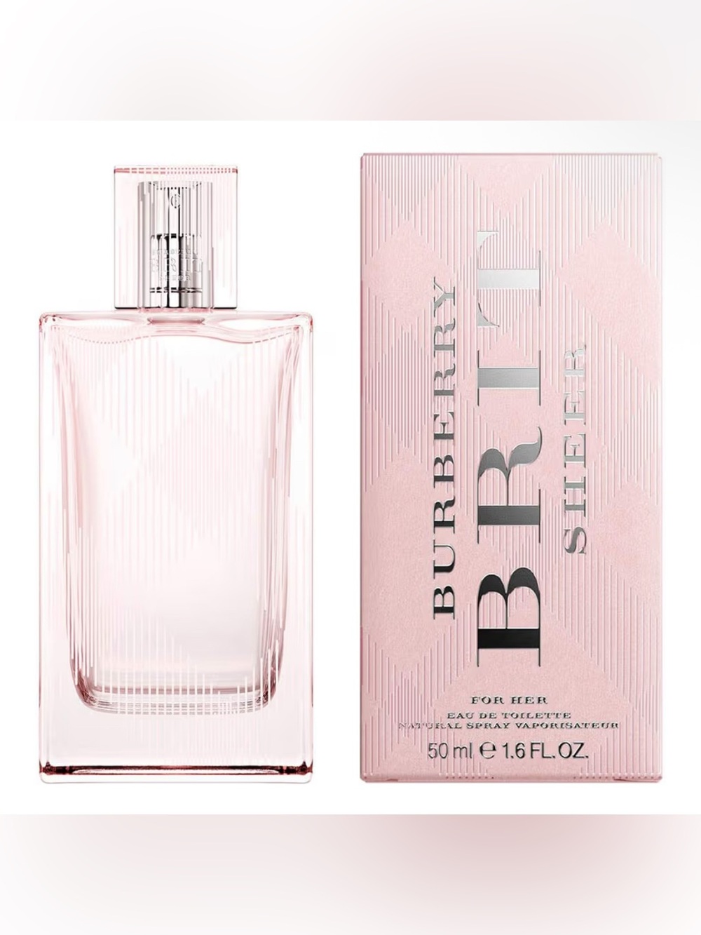 Burberry Brit Sheer Eau de Toilette - Light Pink Bottle & Box
